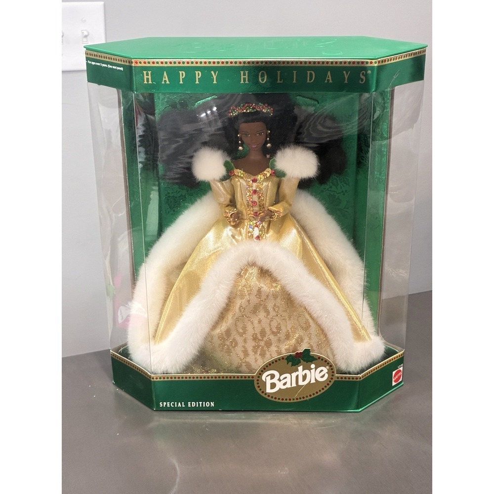 1994 Happy Holidays African American Barbie Special Edition